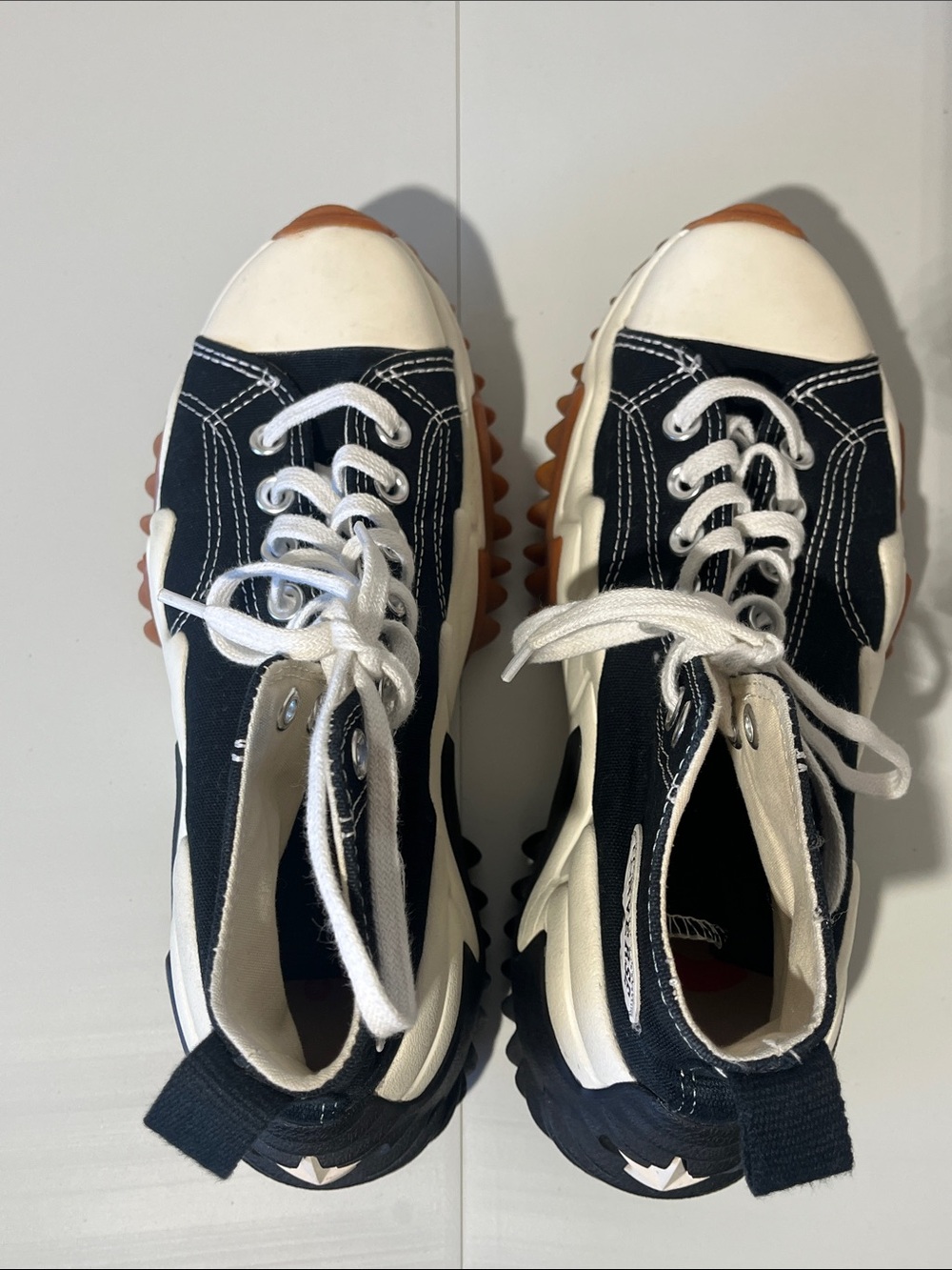 Converse Run Star Motion Black and White High-Top Sneakers - Picture 5 of 14
